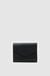Srope Siyah Minimal Zarf Kapak Görünümlü Bayan Cüzdan