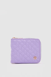 Rafa Lila Nakış Detaylı Bayan Cüzdan - OL-1050