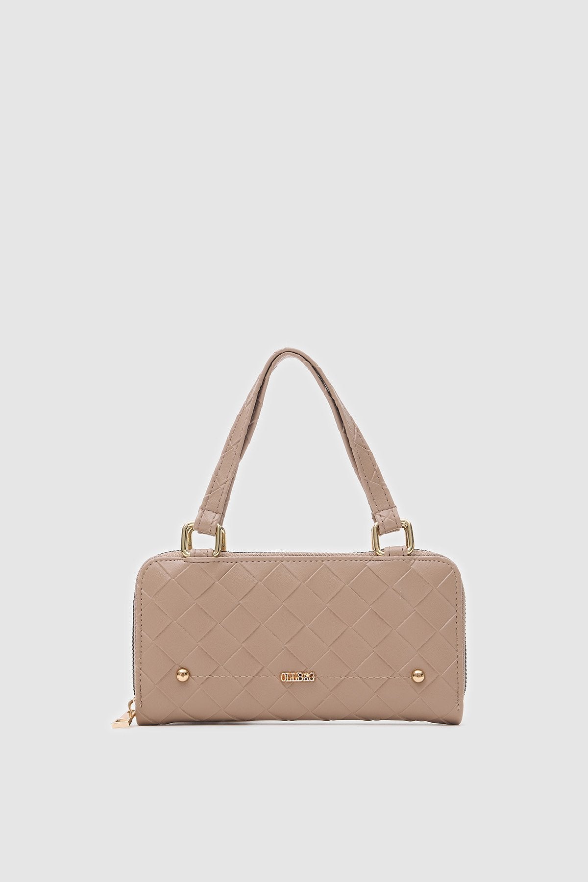 Klosa Vizon Renk Çapraz Çanta Cüzdan