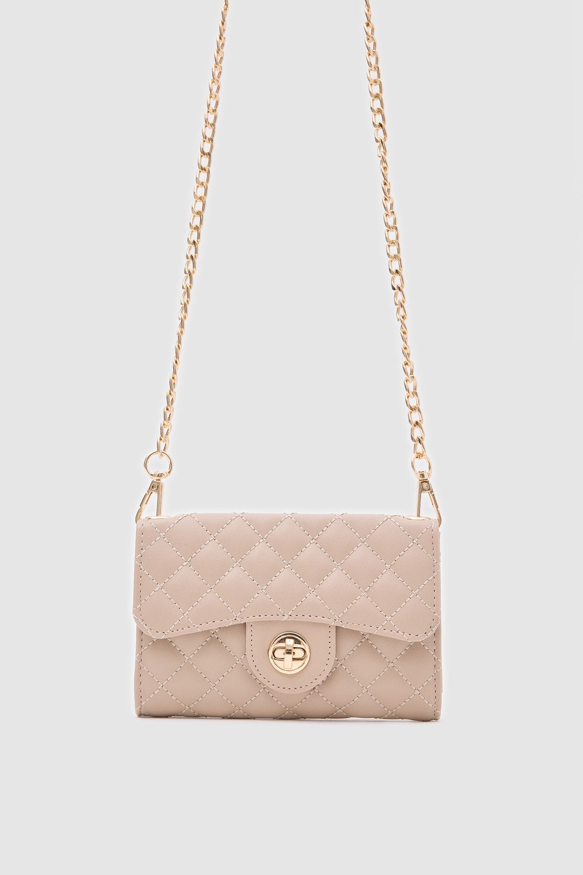 Joles Krem Nakış Detaylı Bayan Çapraz Cüzdan