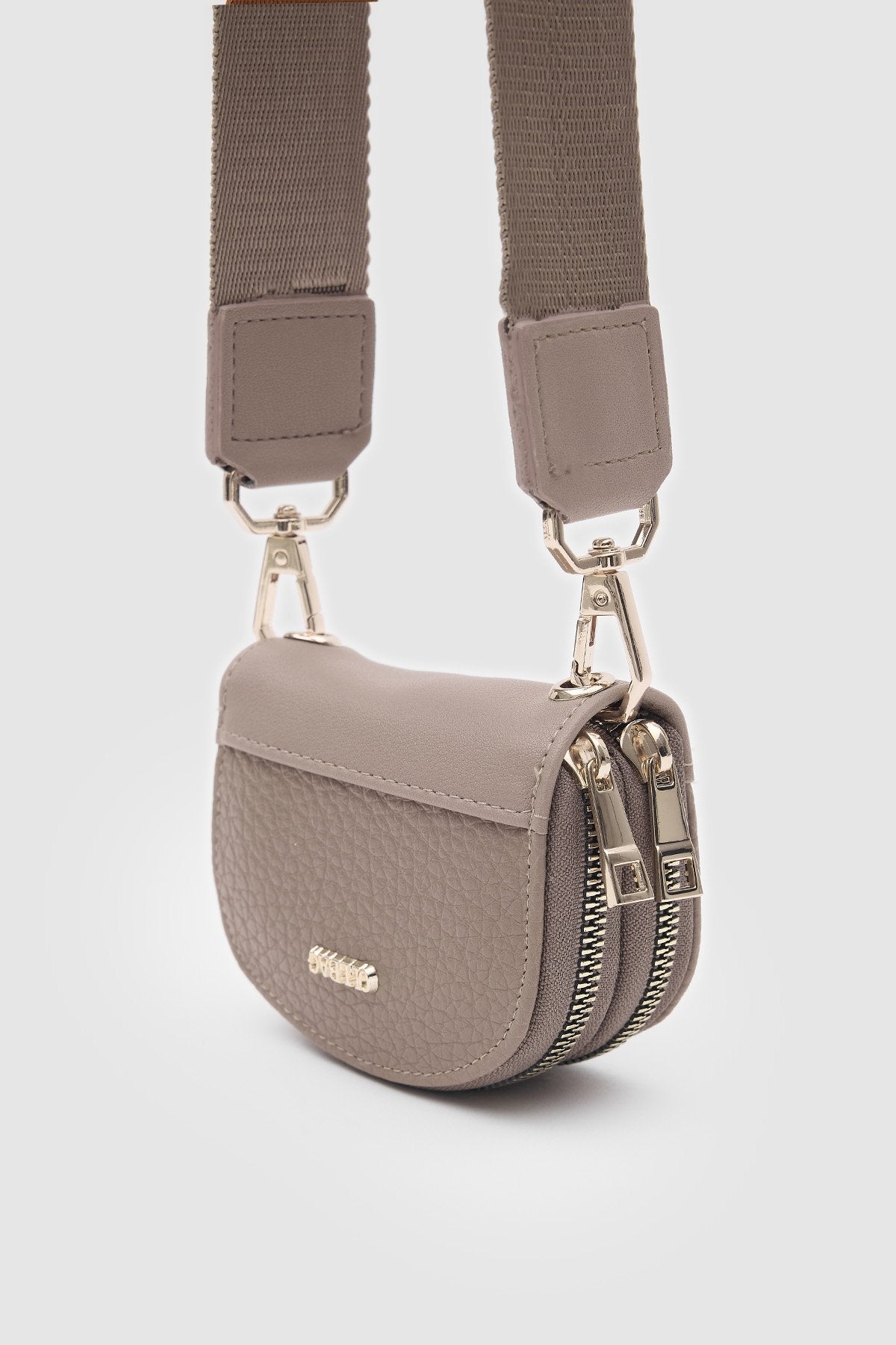 Jefece Vizon Renk Naturel Desen Çanta Cüzdan