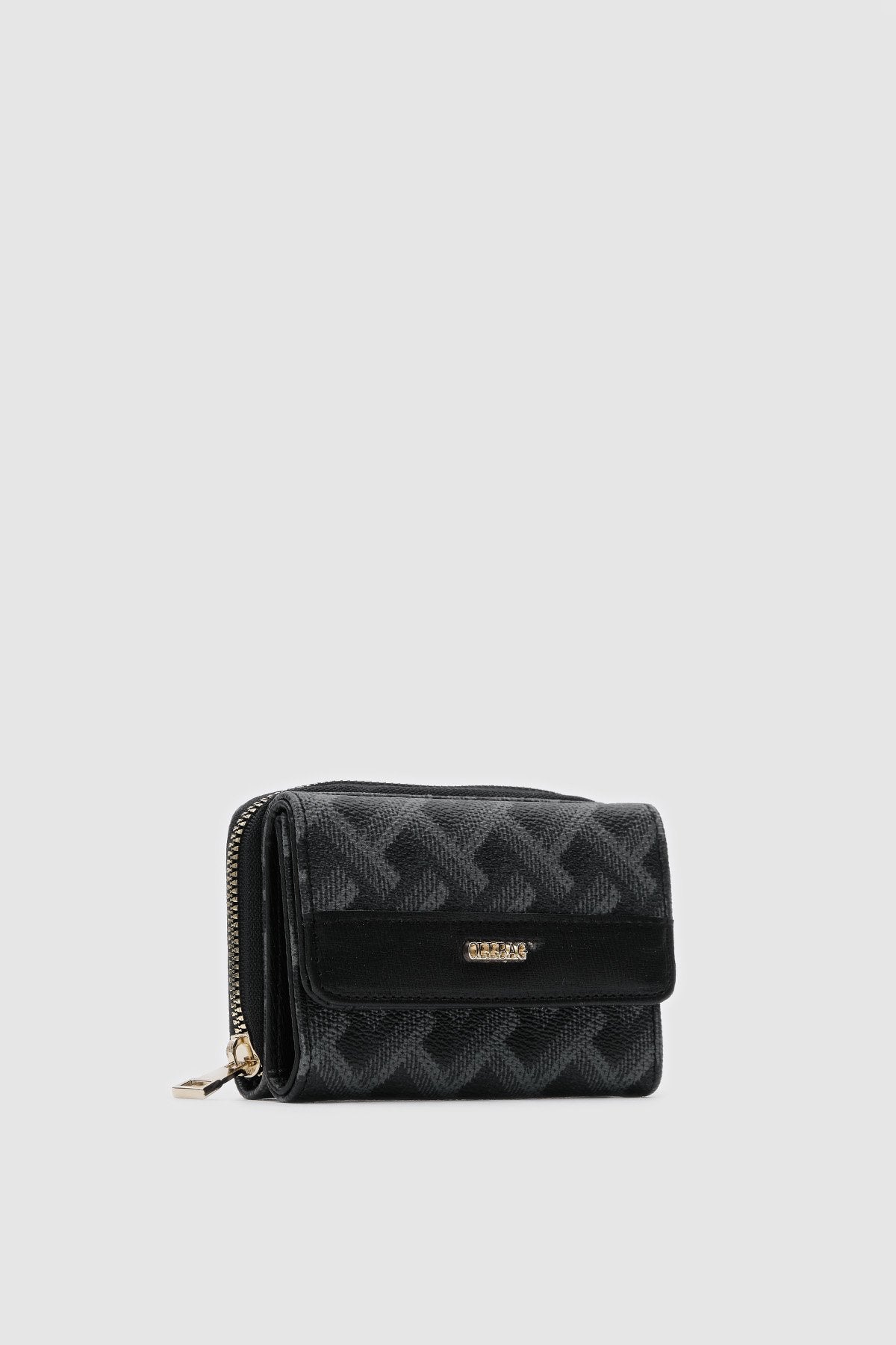 Palmas Siyah Renk T Desen Bayan Cüzdan