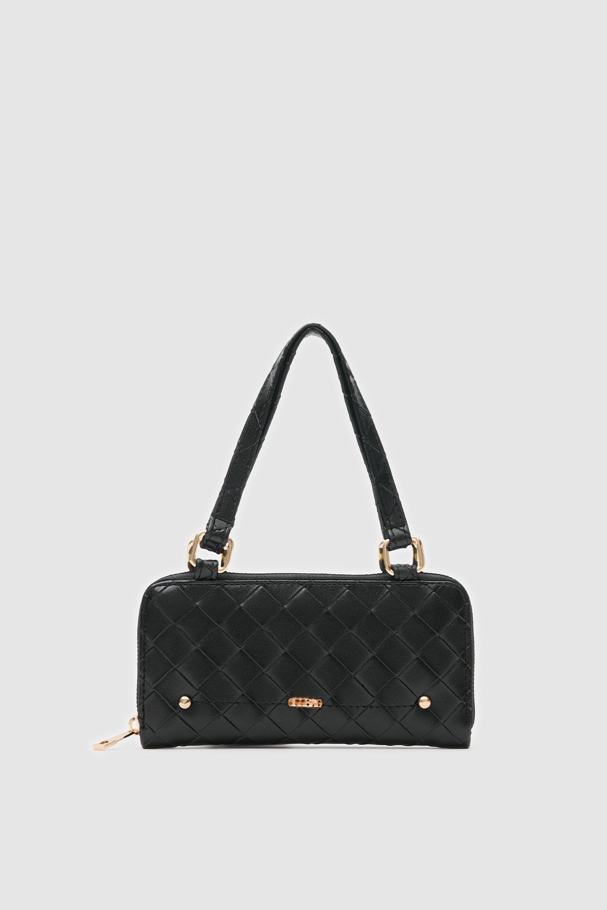 Klosa Siyah Renk Çapraz Çanta Cüzdan