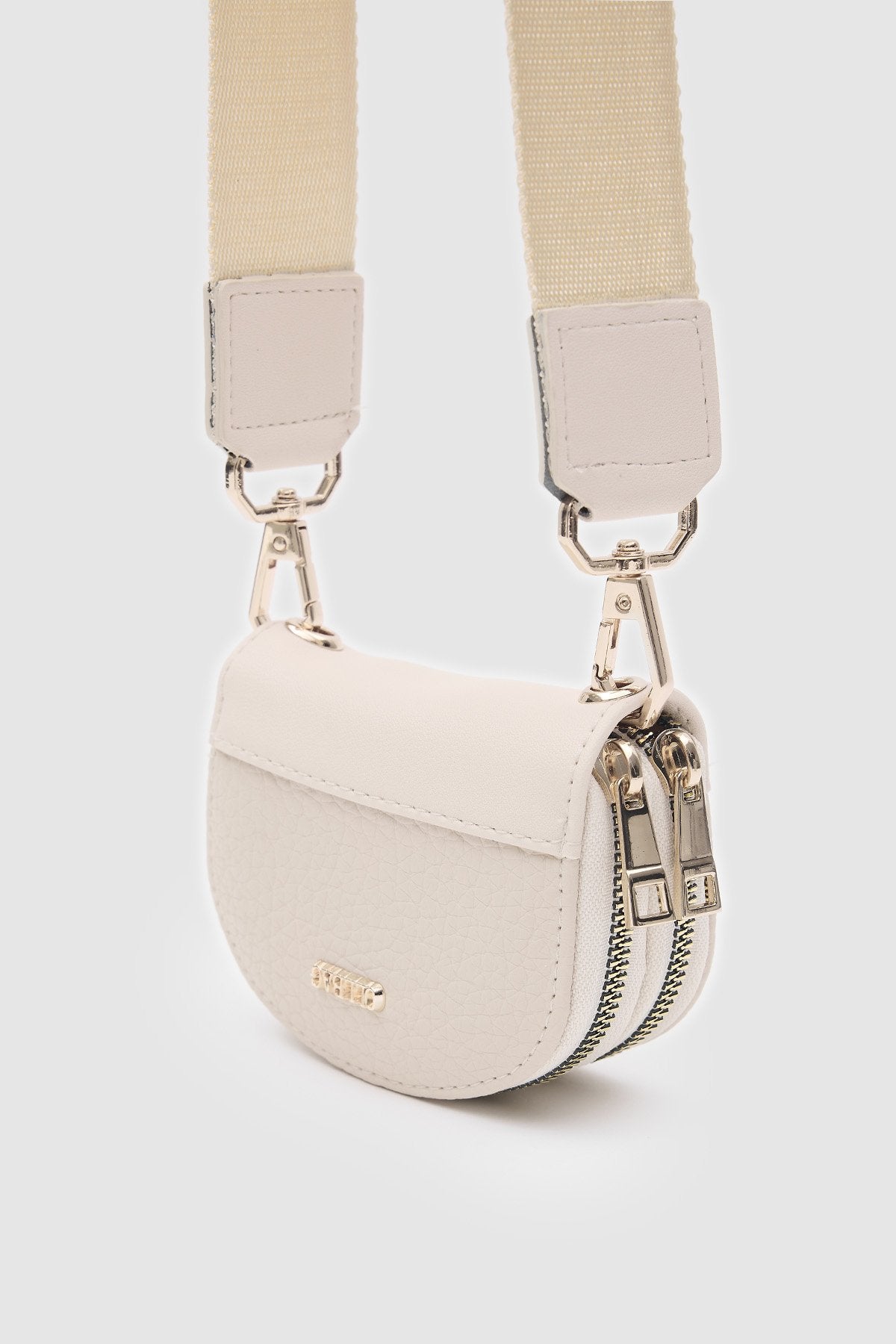 Jefece Bej Renk Naturel Desen Çanta Cüzdan