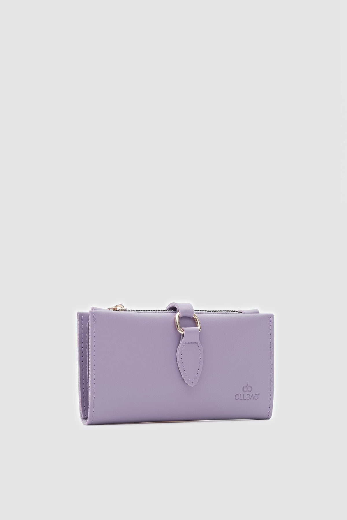 Sopia Nakit ve Bozuk Para Bölmeli Katlanabilir Bayan Cüzdan-LİLA