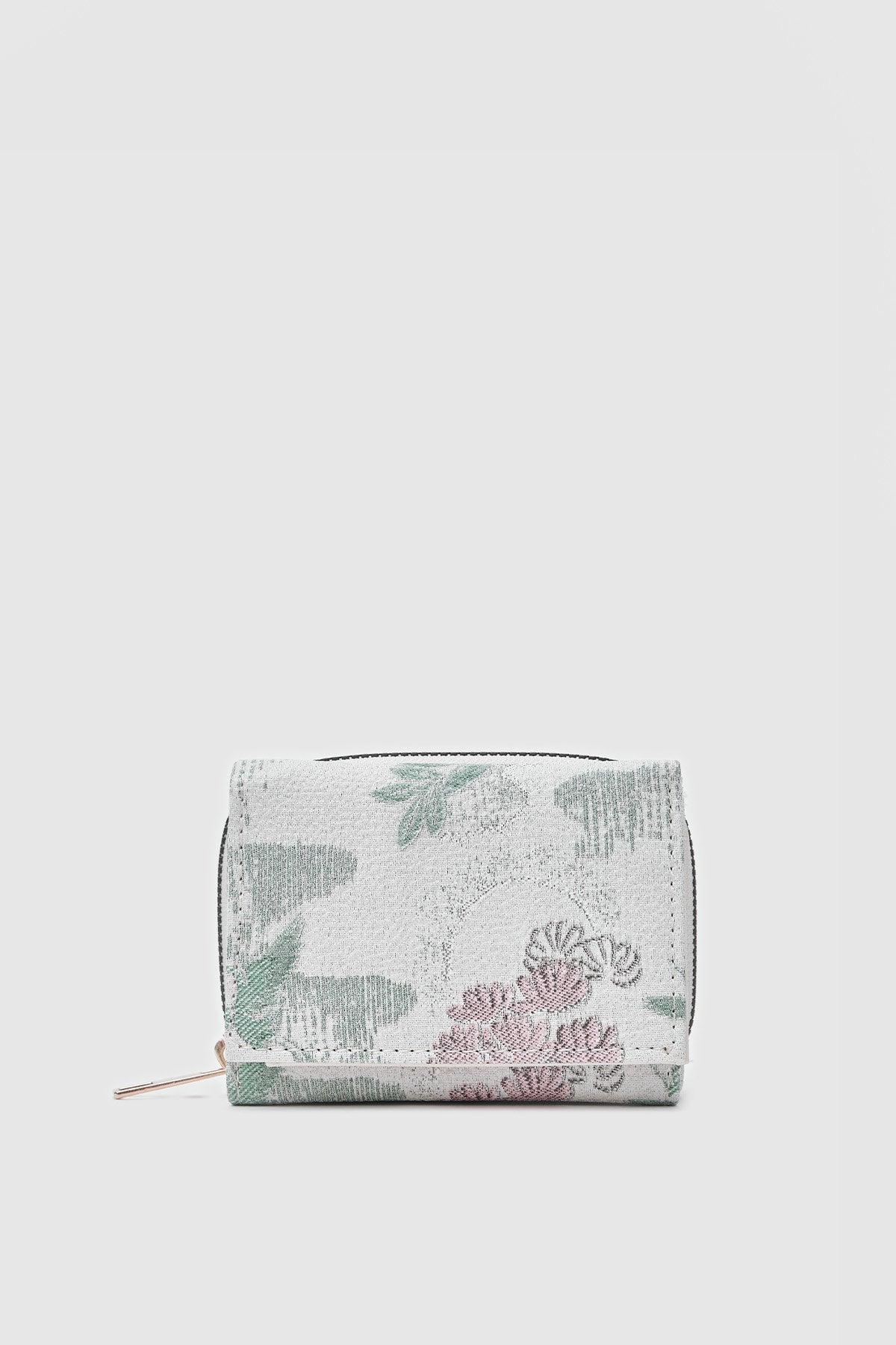 Santos Çiçek Desen Bayan Cüzdan - OL-1059