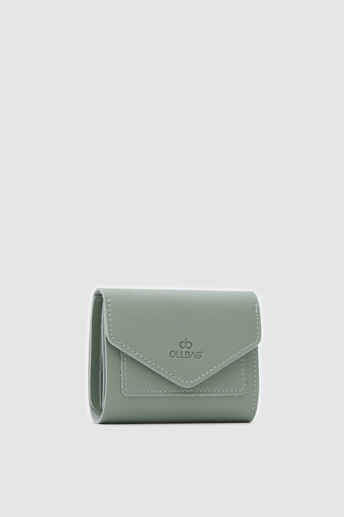 Srope Mint Minimal Zarf Kapak Görünümlü Bayan Cüzdan