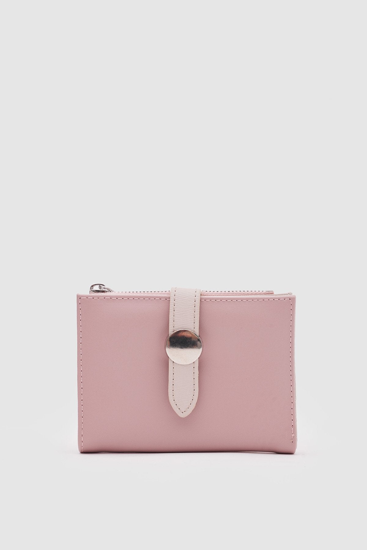 Logis Pudra Renk Aksesuar Detaylı Bayan Cüzdan